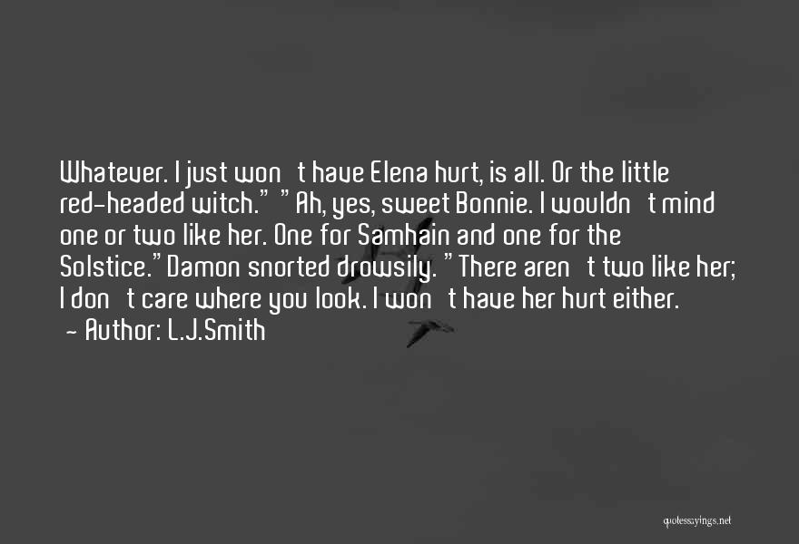 Damon And Elena Quotes By L.J.Smith