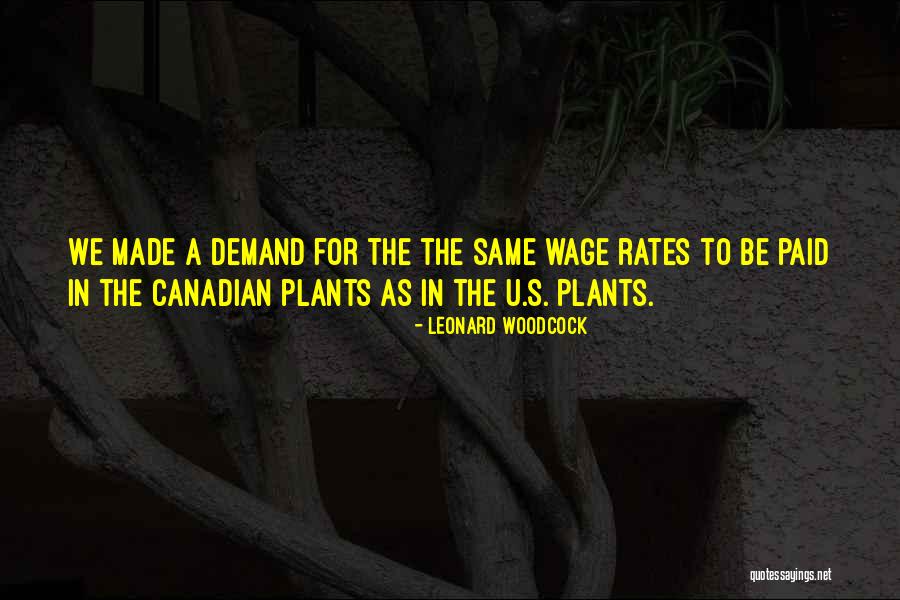 Damonimani Quotes By Leonard Woodcock