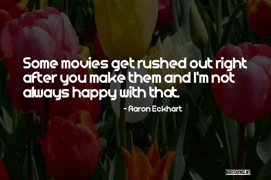 Dampener Unordinary Quotes By Aaron Eckhart Dampener Unordinary Quotes By Aaron Eckhart