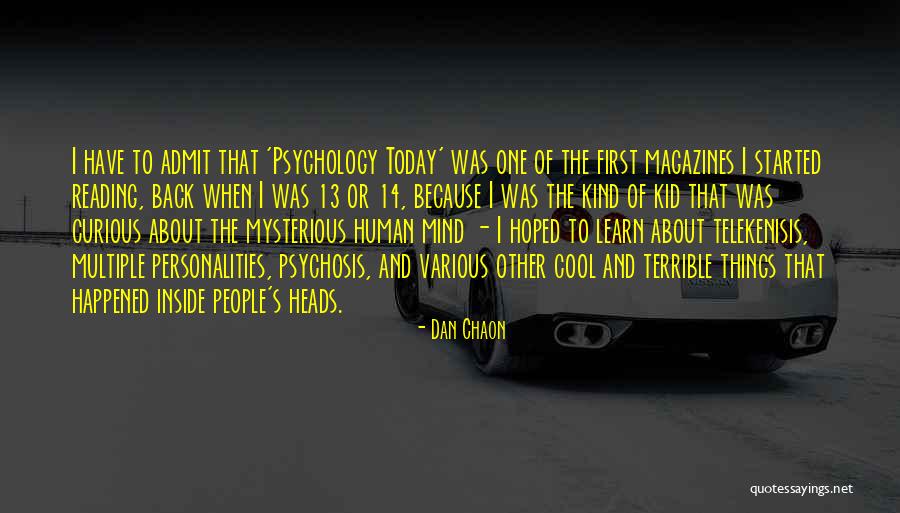 Dan Chaon Quotes 335706 Dan Chaon Quotes 335706