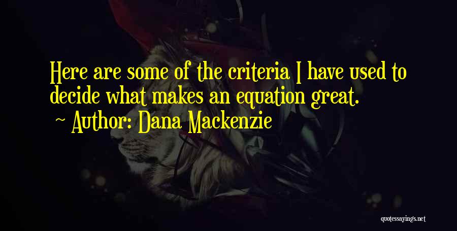 Dana Mackenzie Quotes 911273