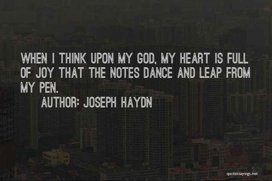 Dance Leap Quotes By Joseph Haydn