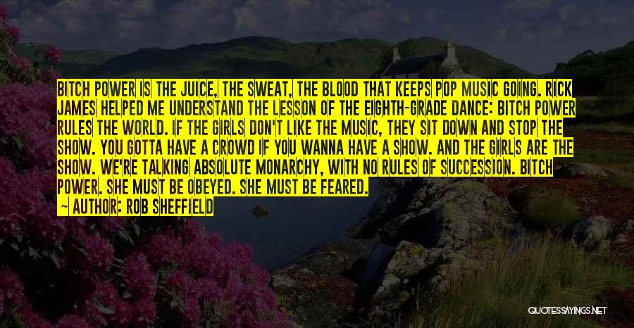 Dance Lesson Quotes By Rob Sheffield