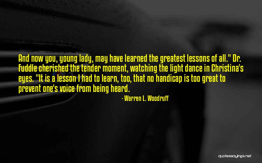 Dance Lesson Quotes By Warren L. Woodruff Dance Lesson Quotes By Warren L. Woodruff