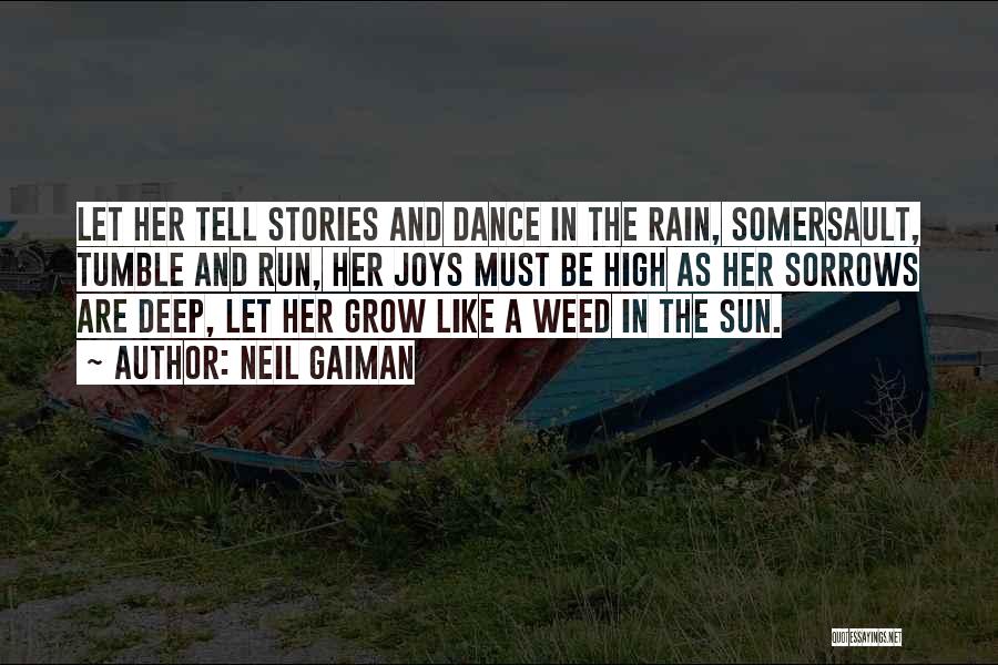 Dance On The Rain Quotes By Neil Gaiman