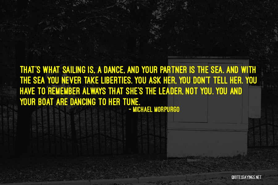 Dance Partner Quotes By Michael Morpurgo