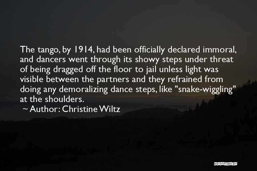 Dance Partners Quotes By Christine Wiltz