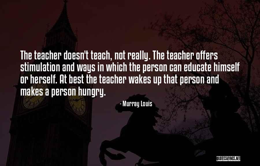 Dance Teacher Quotes By Murray Louis