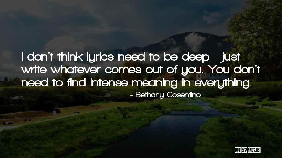 Danceteria Nightclub Quotes By Bethany Cosentino Danceteria Nightclub Quotes By Bethany Cosentino