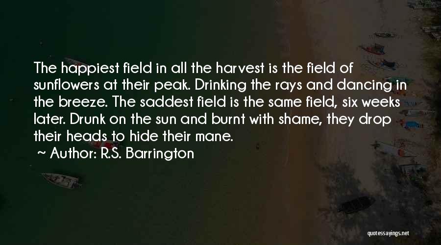 Dancing And Drinking Quotes By R.S. Barrington