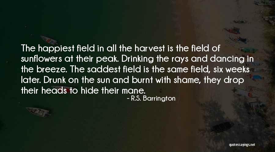 Dancing In A Field Of Flowers Quotes By R.S. Barrington Dancing In A Field Of Flowers Quotes By R.S. Barrington