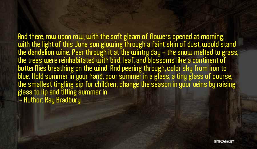 Dandelion Wine Quotes By Ray Bradbury