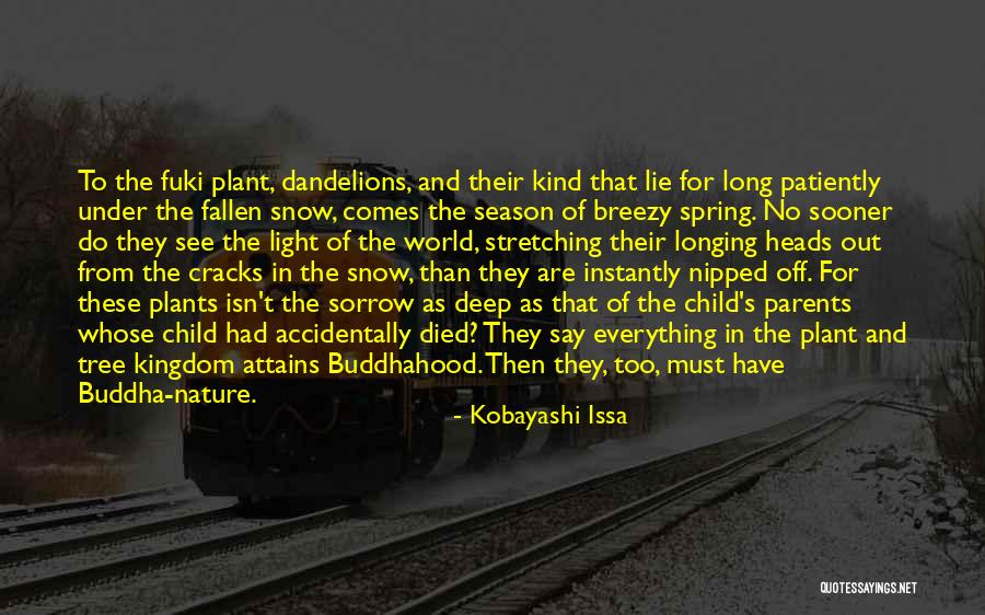 Dandelions And Children Quotes By Kobayashi Issa Dandelions And Children Quotes By Kobayashi Issa