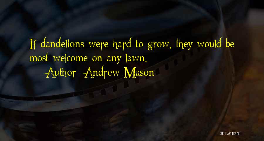 Dandelions Quotes By Andrew Mason