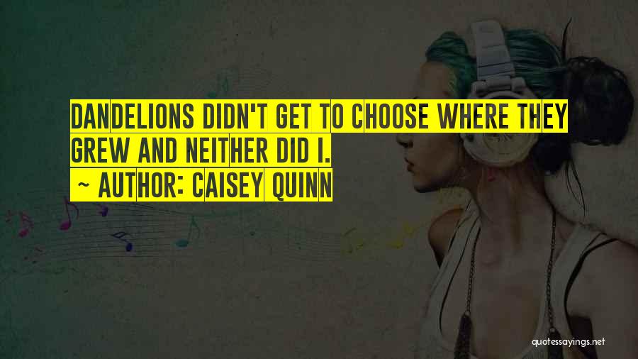 Dandelions Quotes By Caisey Quinn