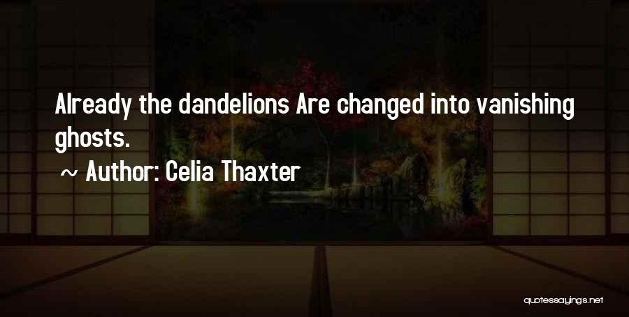 Dandelions Quotes By Celia Thaxter