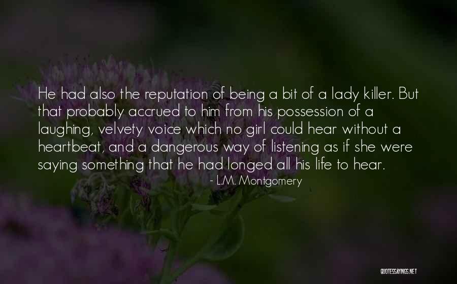 Daneshia Toomer Quotes By L.M. Montgomery Daneshia Toomer Quotes By L.M. Montgomery