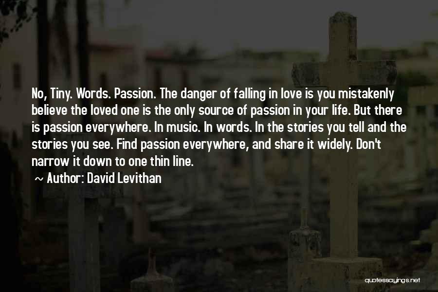Danger Of Love Quotes By David Levithan