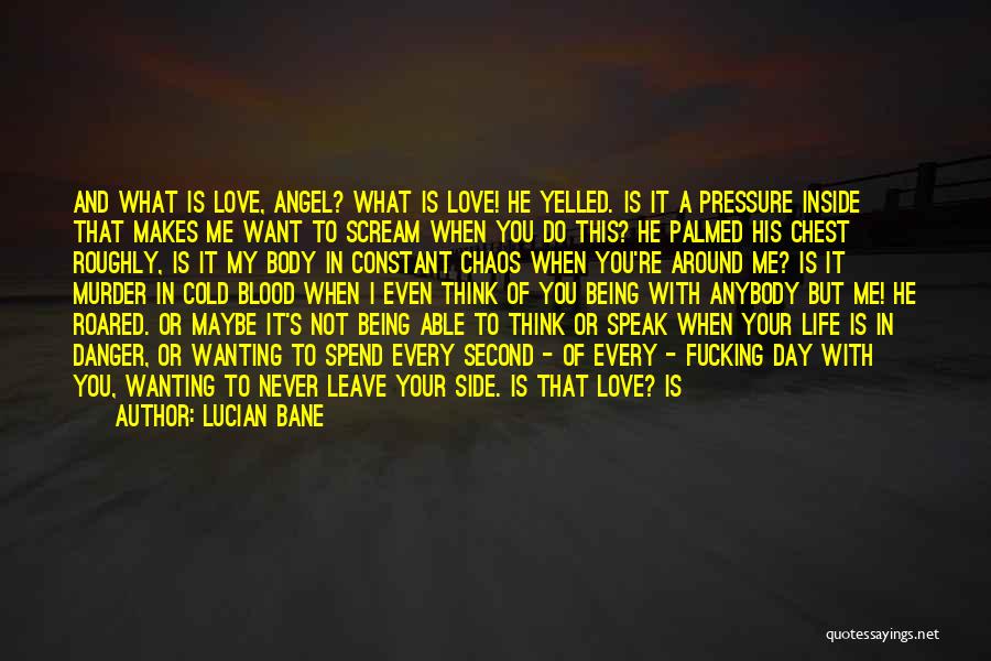 Danger Of Love Quotes By Lucian Bane