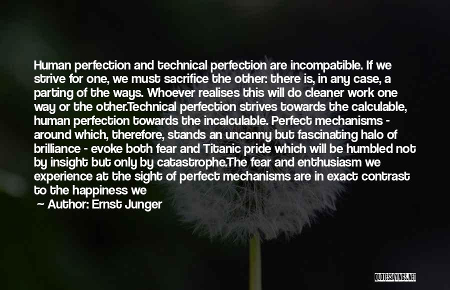 Danger Of Technology Quotes By Ernst Junger