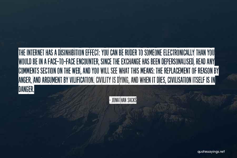 Danger Of The Internet Quotes By Jonathan Sacks Danger Of The Internet Quotes By Jonathan Sacks