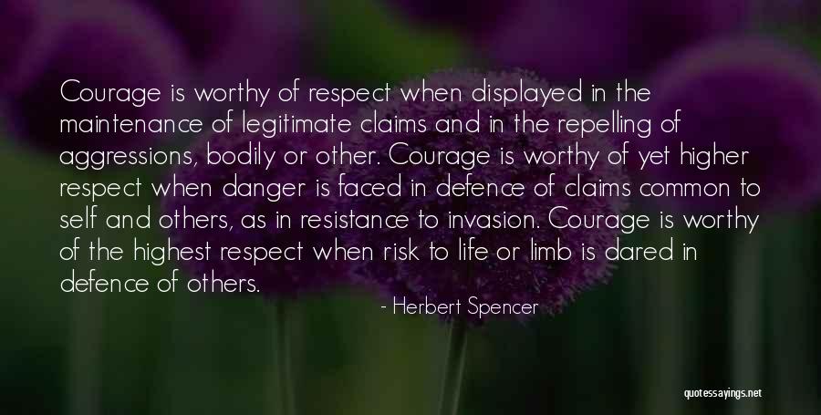Danger Or Risk Quotes By Herbert Spencer Danger Or Risk Quotes By Herbert Spencer