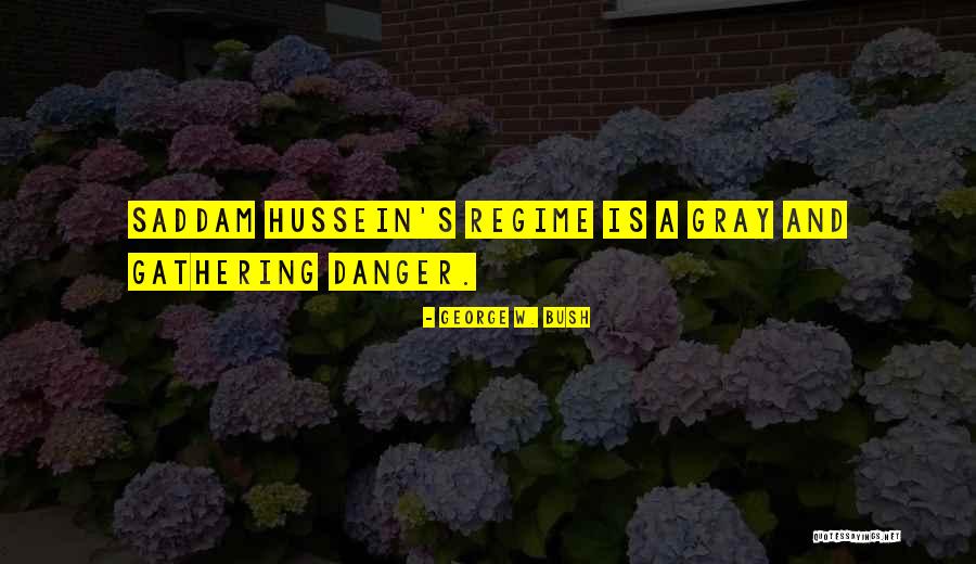 Danger President Quotes By George W. Bush Danger President Quotes By George W. Bush