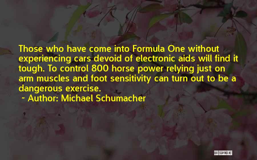 Dangerous Power Quotes By Michael Schumacher