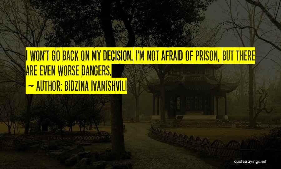 Dangers Back Quotes By Bidzina Ivanishvili