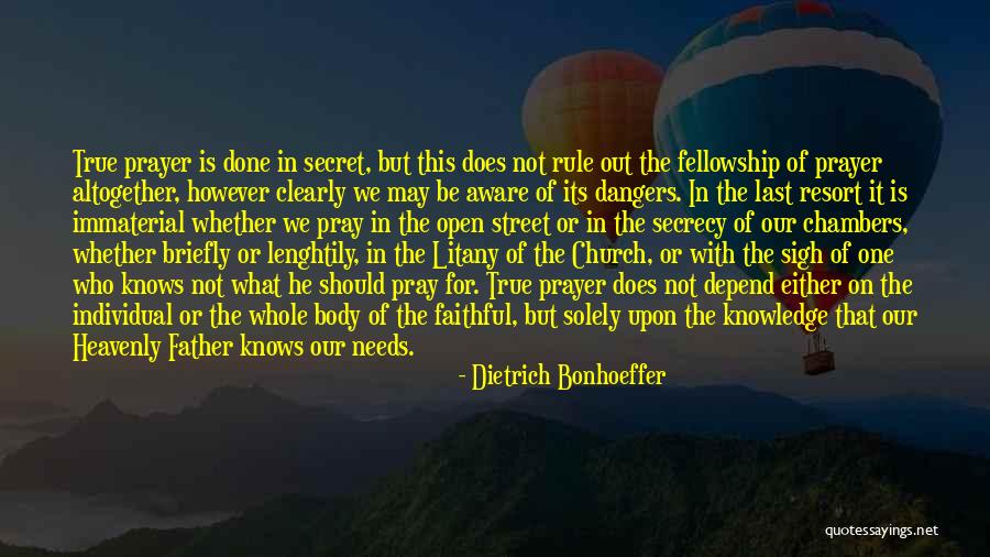 Dangers Of Knowledge Quotes By Dietrich Bonhoeffer