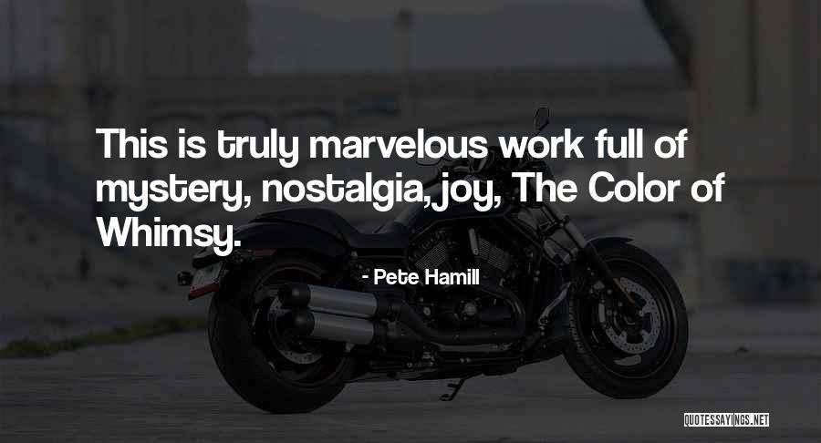 Dangly Jewelry Quotes By Pete Hamill Dangly Jewelry Quotes By Pete Hamill