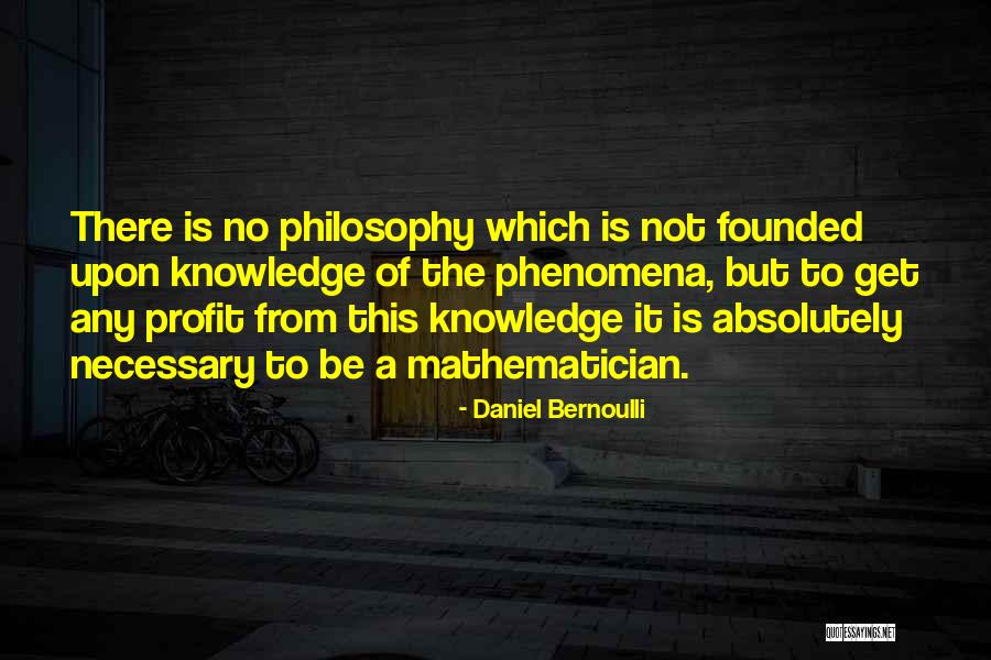 Daniel Bernoulli Quotes 1573277