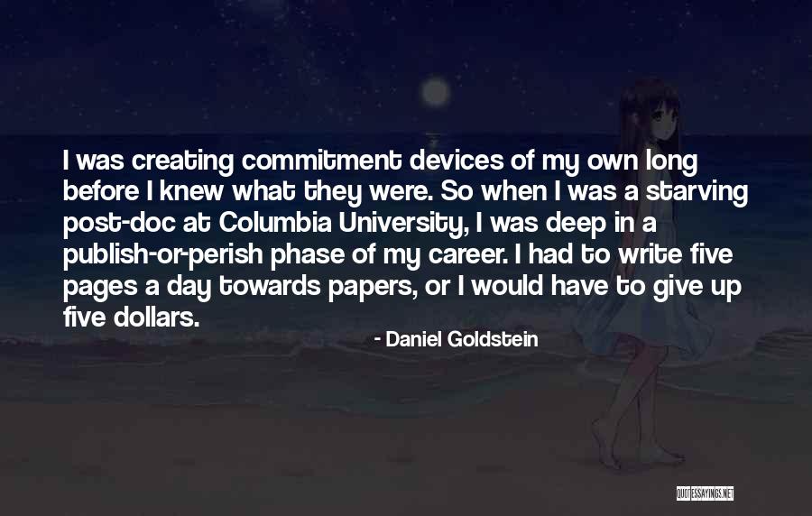 Daniel Goldstein Quotes 1476304