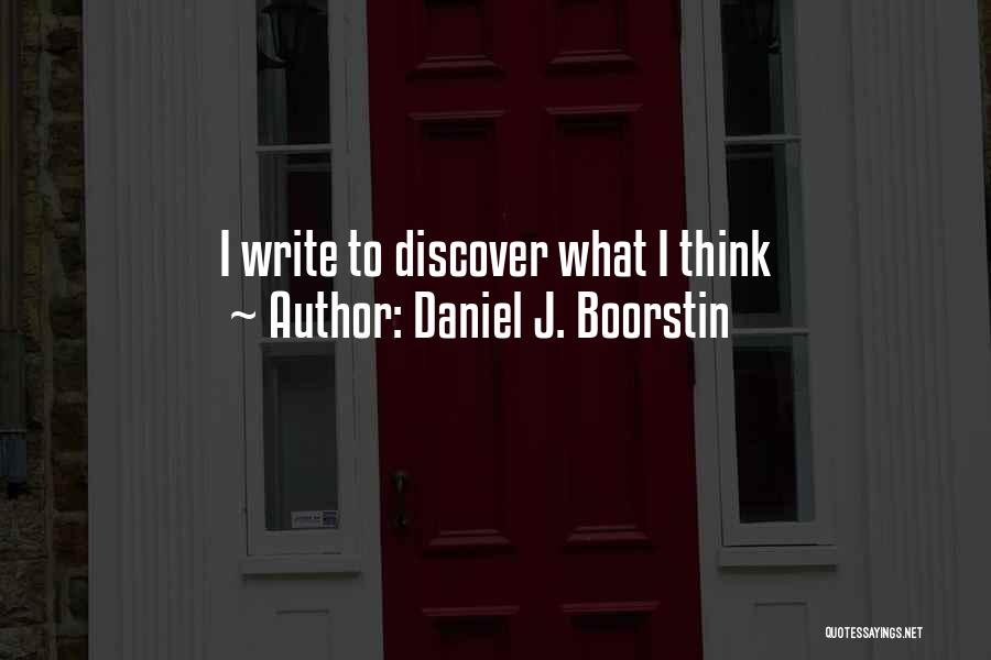 Daniel J. Boorstin Quotes 163728