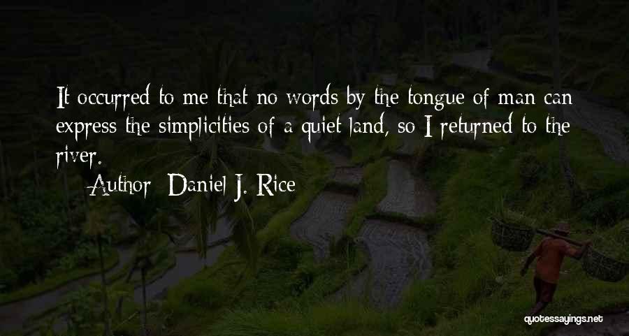 Daniel J. Rice Quotes 114473