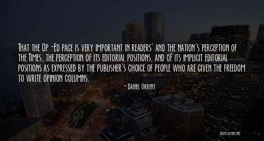Daniel Okrent Quotes 855435 Daniel Okrent Quotes 855435