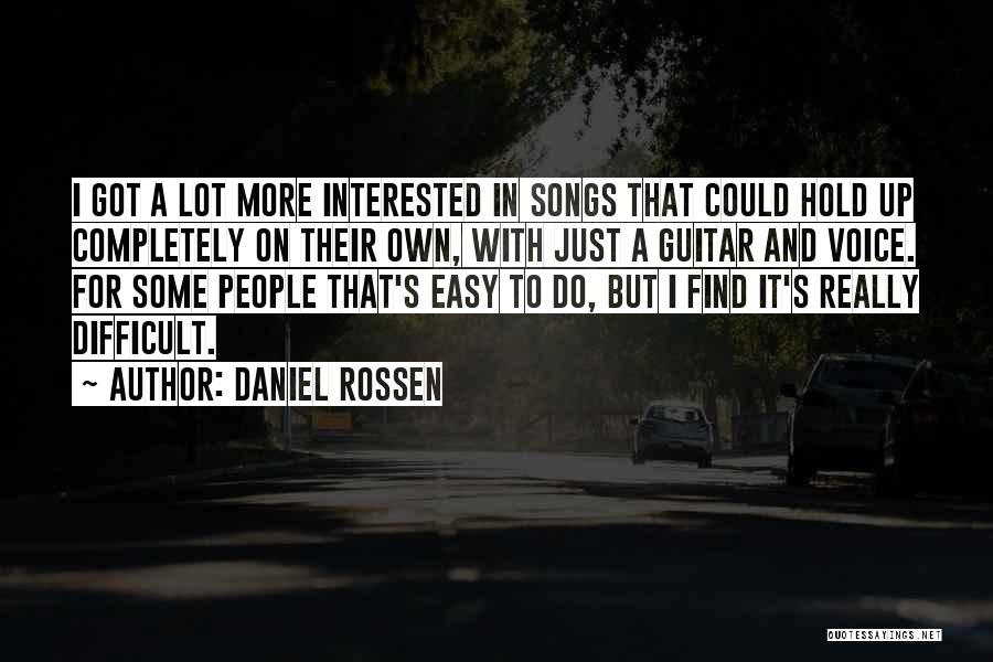 Daniel Rossen Quotes 76833