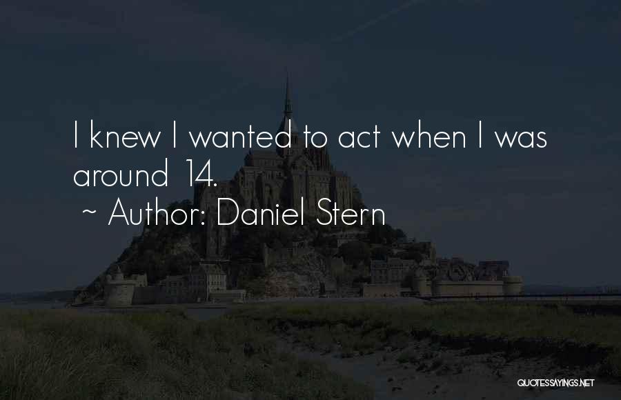 Daniel Stern Quotes 1043501