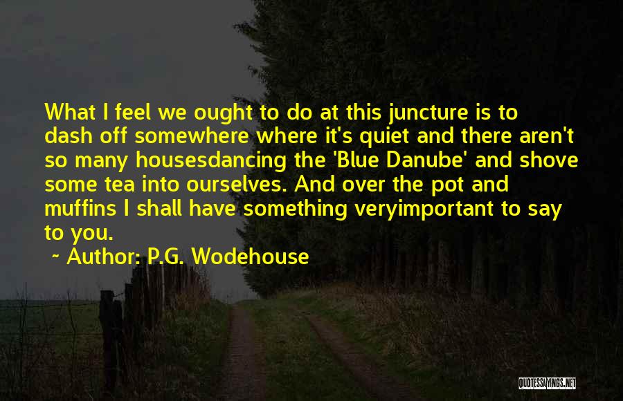 Danube Quotes By P.G. Wodehouse