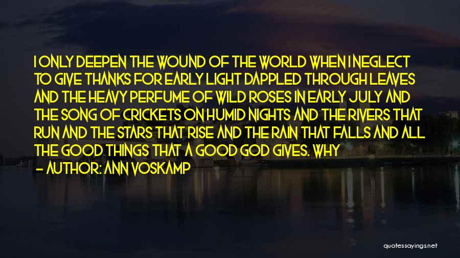 Dappled Light Quotes By Ann Voskamp