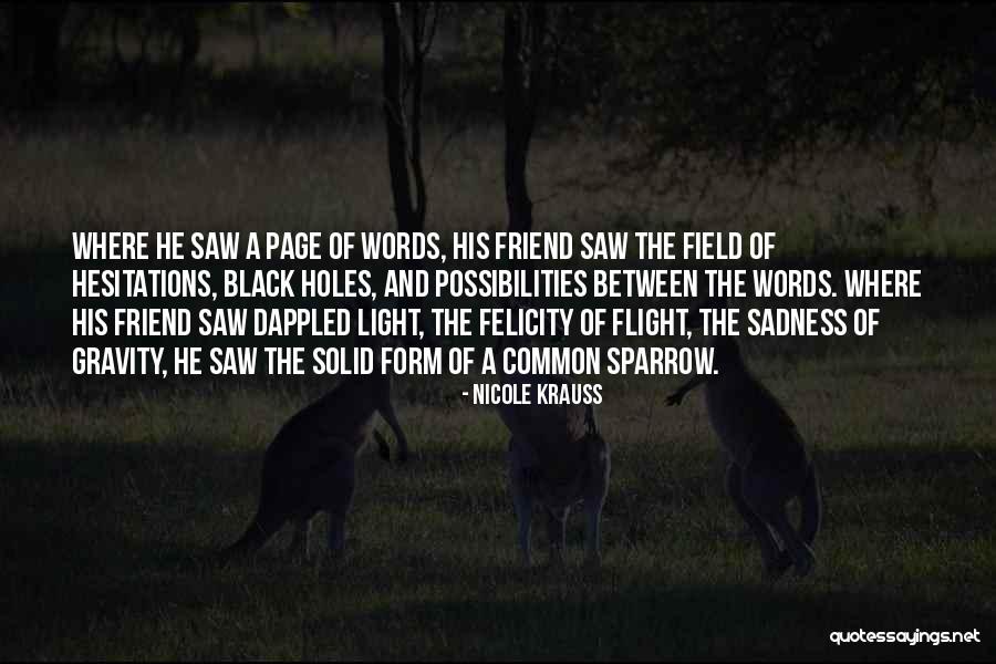 Dappled Light Quotes By Nicole Krauss