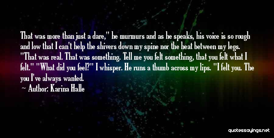 Dare Me Quotes By Karina Halle