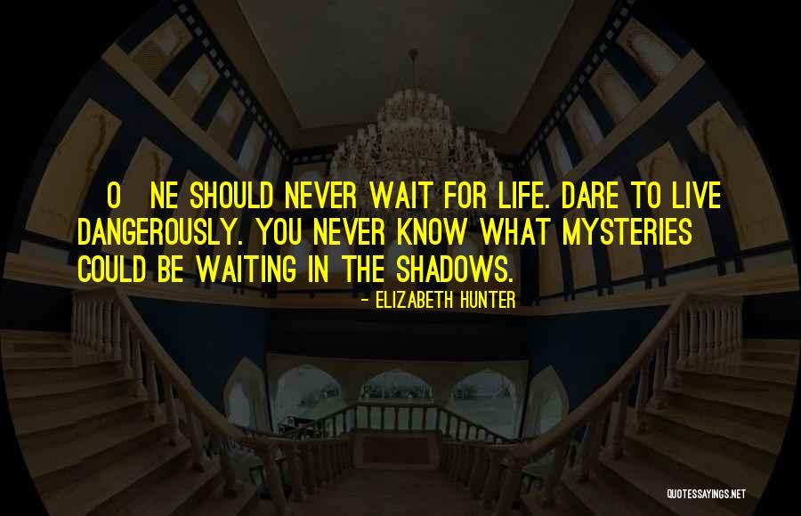 Dare To Live Quotes By Elizabeth Hunter Dare To Live Quotes By Elizabeth Hunter