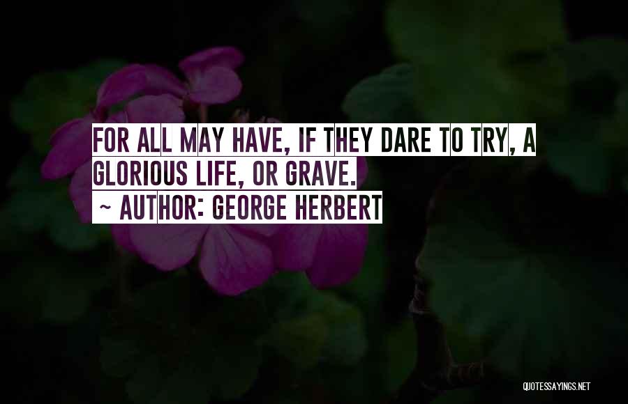 Dare To Try Quotes By George Herbert