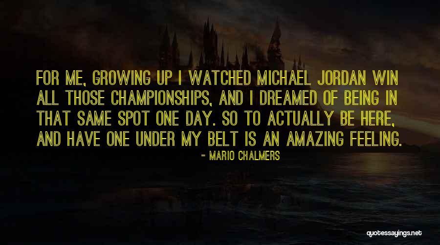 Dareth Lego Quotes By Mario Chalmers Dareth Lego Quotes By Mario Chalmers