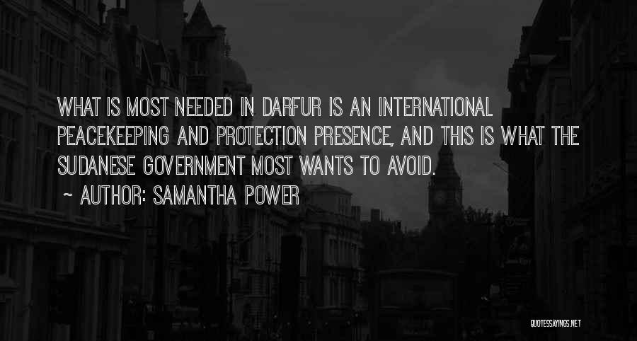 Darfur Quotes By Samantha Power