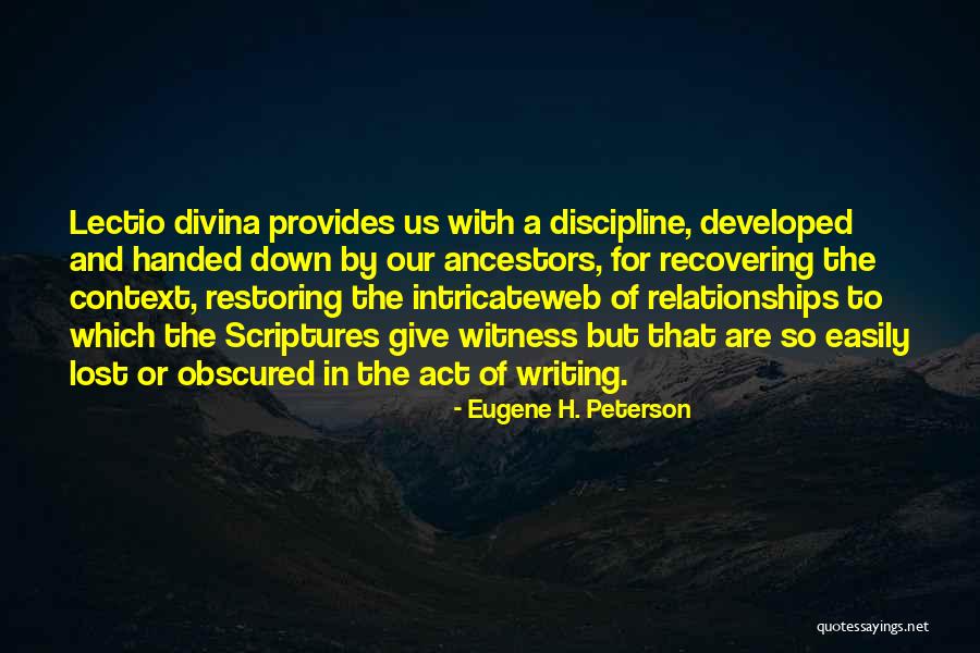 Dariela Glass Quotes By Eugene H. Peterson Dariela Glass Quotes By Eugene H. Peterson