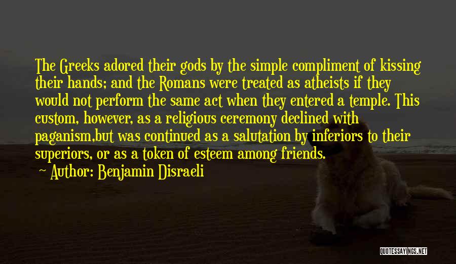 Darin Fox Quotes By Benjamin Disraeli