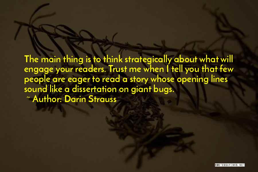 Darin Quotes By Darin Strauss