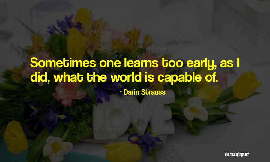 Darin Strauss Quotes 1293871